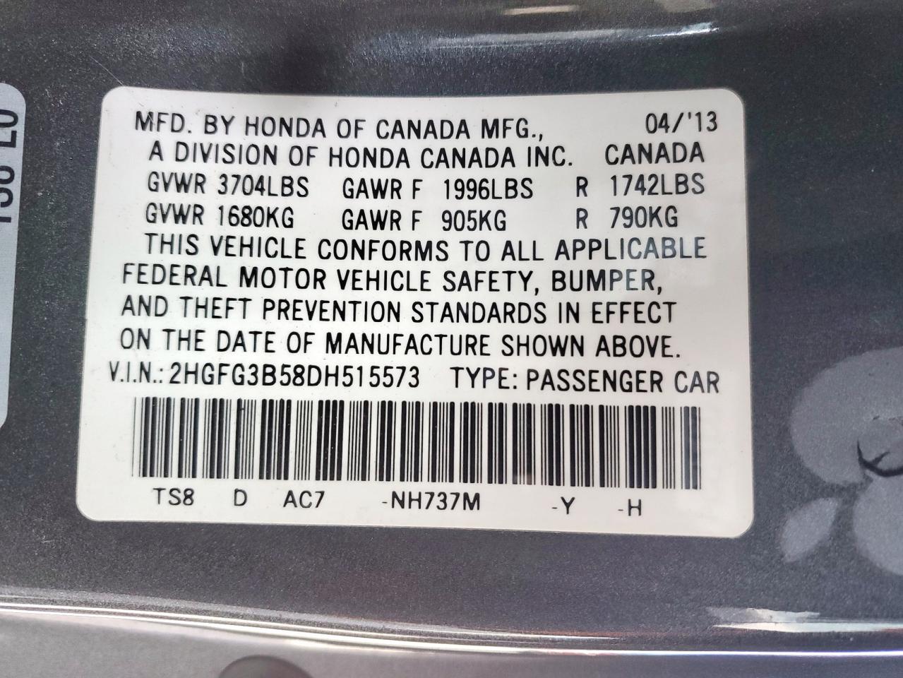 2013 Honda Civic - Image 12