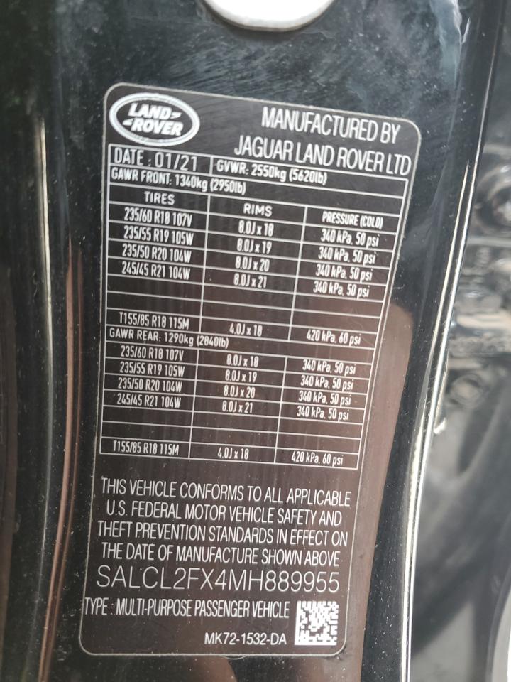 2021 Land Rover Discovery - Image 13