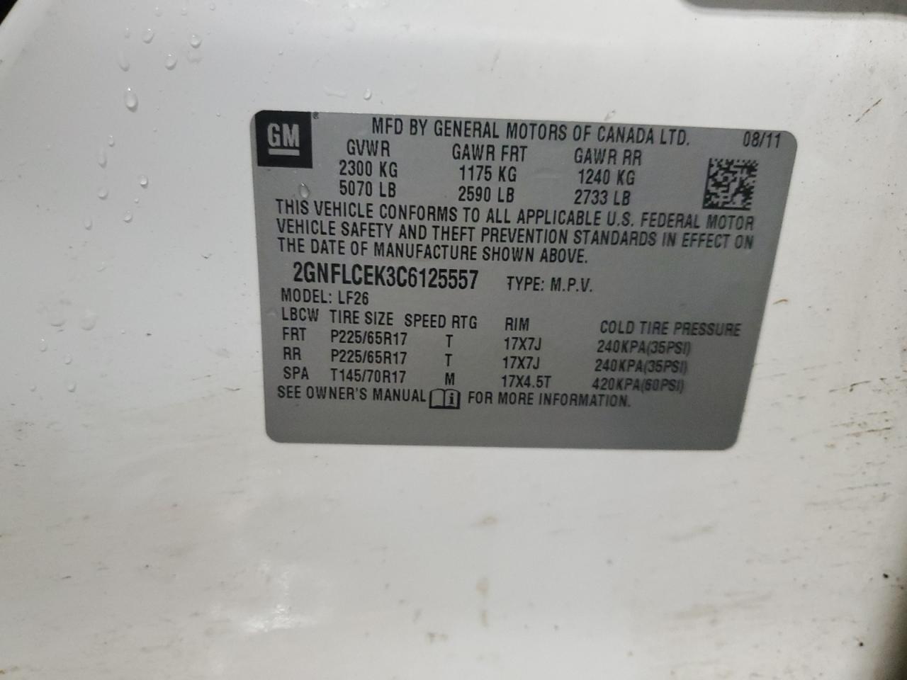 2012 Chevrolet Equinox - Image 13