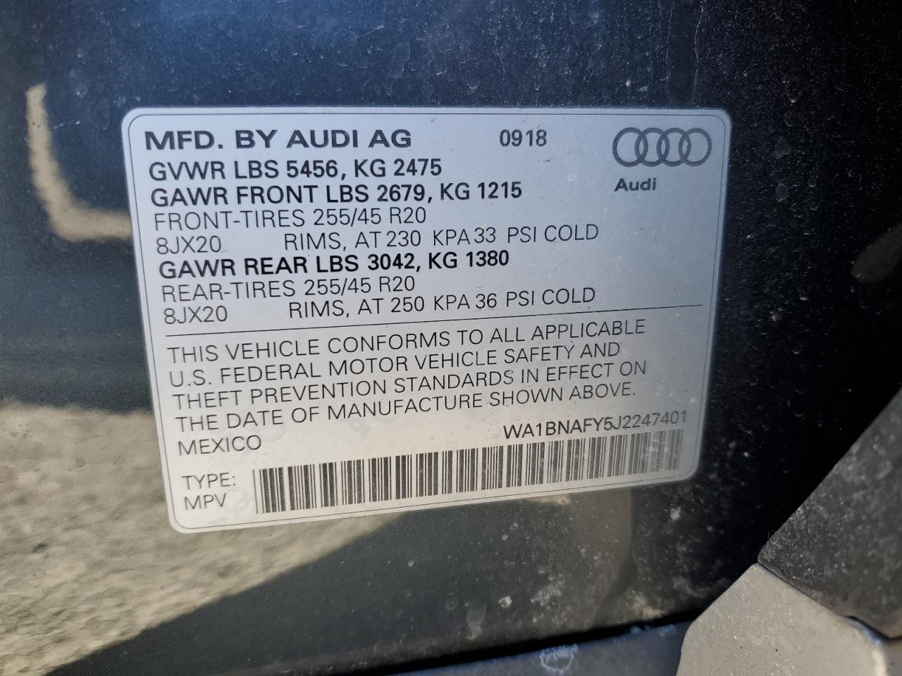2018 Audi Q5 - Image 15