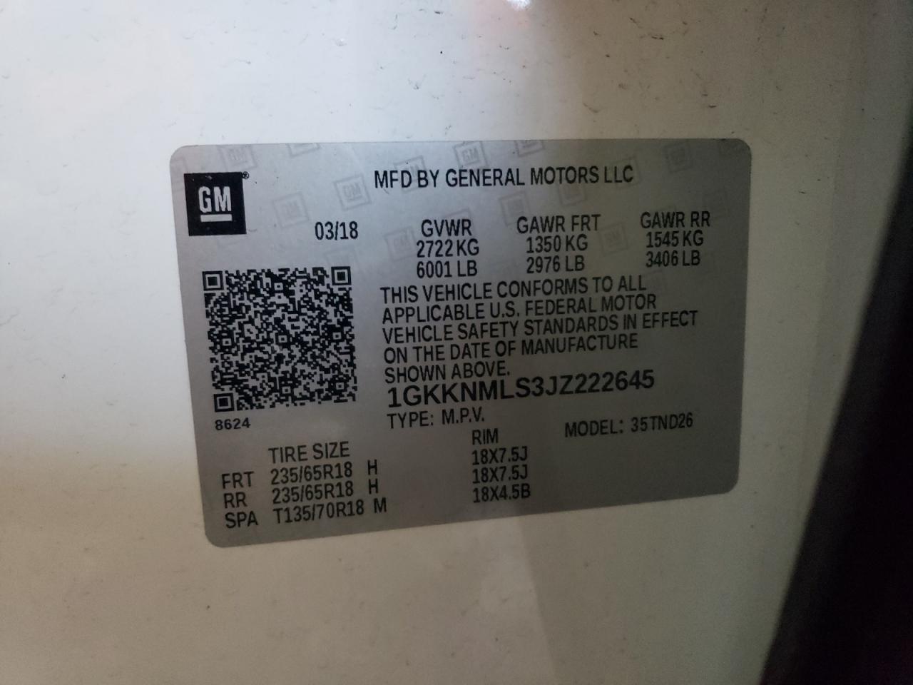 2018 GMC Acadia - Image 13