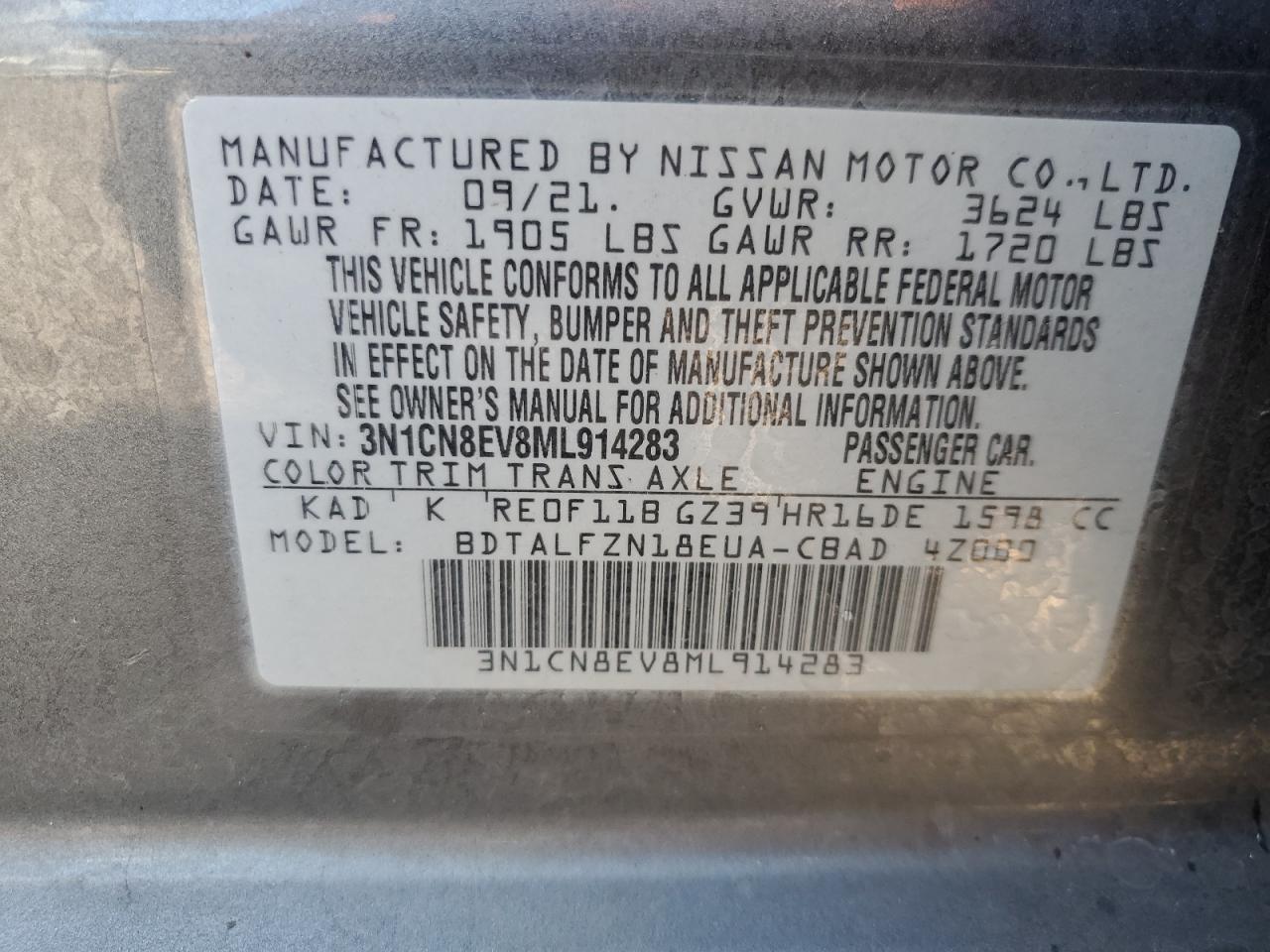 2021 Nissan Versa - Image 12