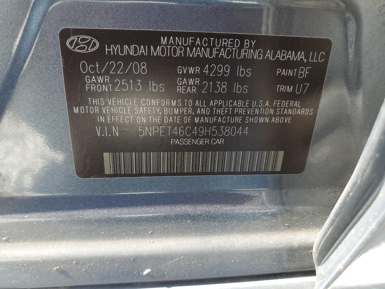 2009 Hyundai Sonata - Image 12