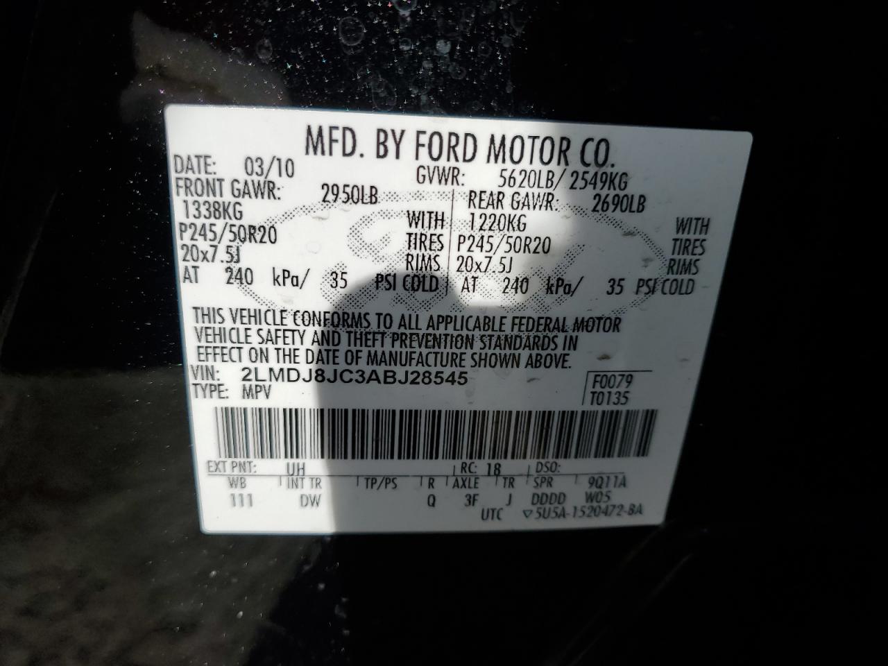 2010 Lincoln MKX - Image 13