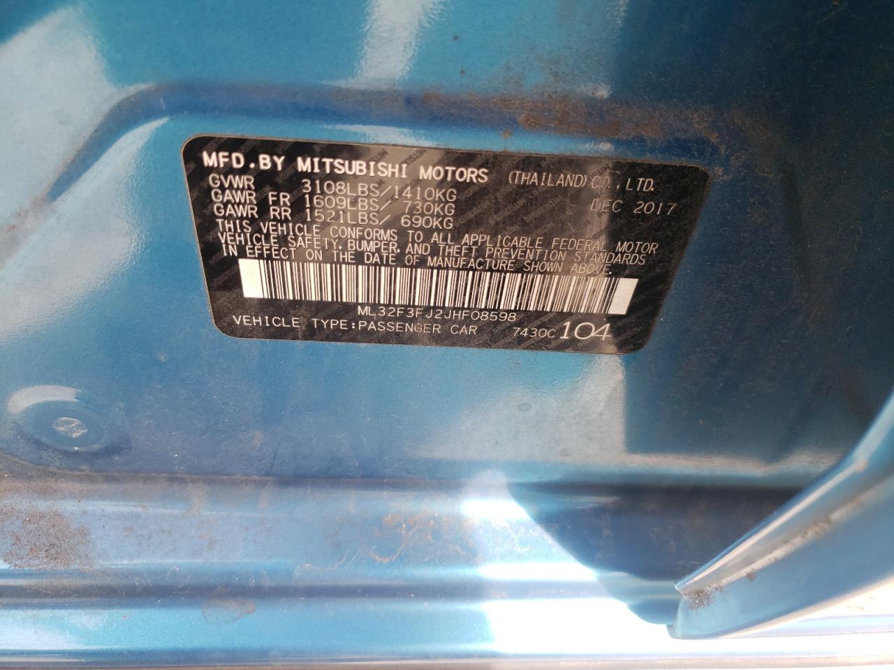 2018 Mitsubishi Mirage - Image 12
