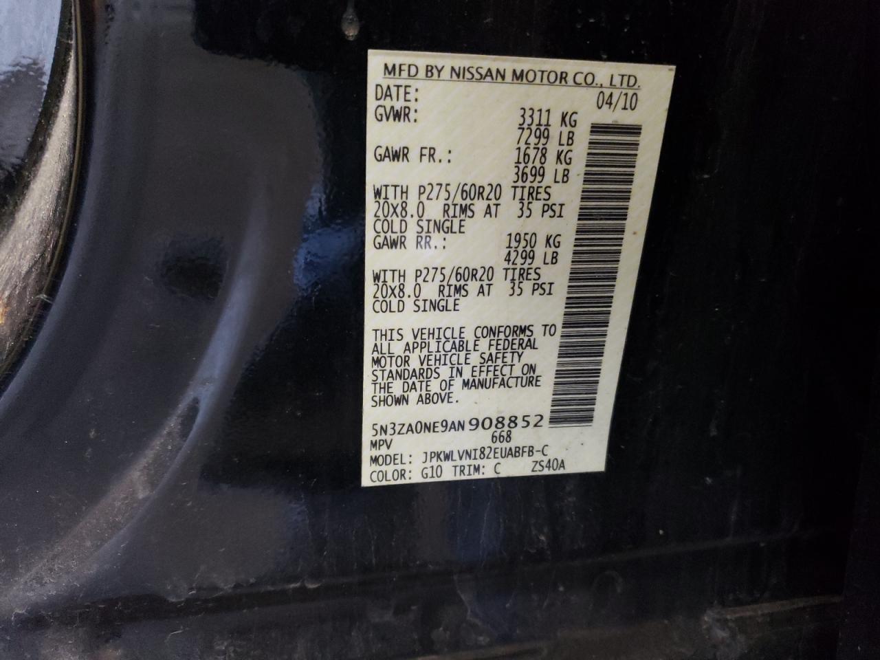 2010 Infiniti QX56 - Image 15