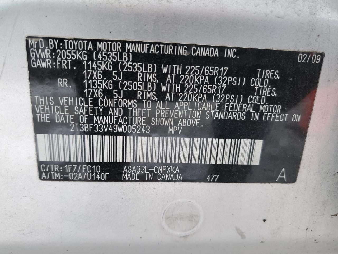 2009 Toyota RAV 4 - Image 13