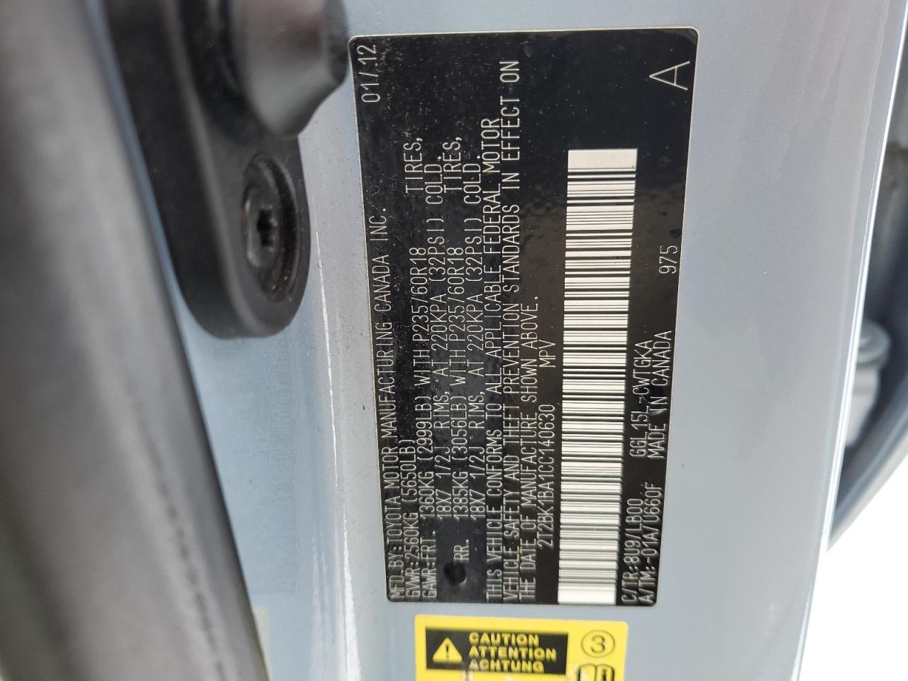 2012 Lexus RX - Image 14