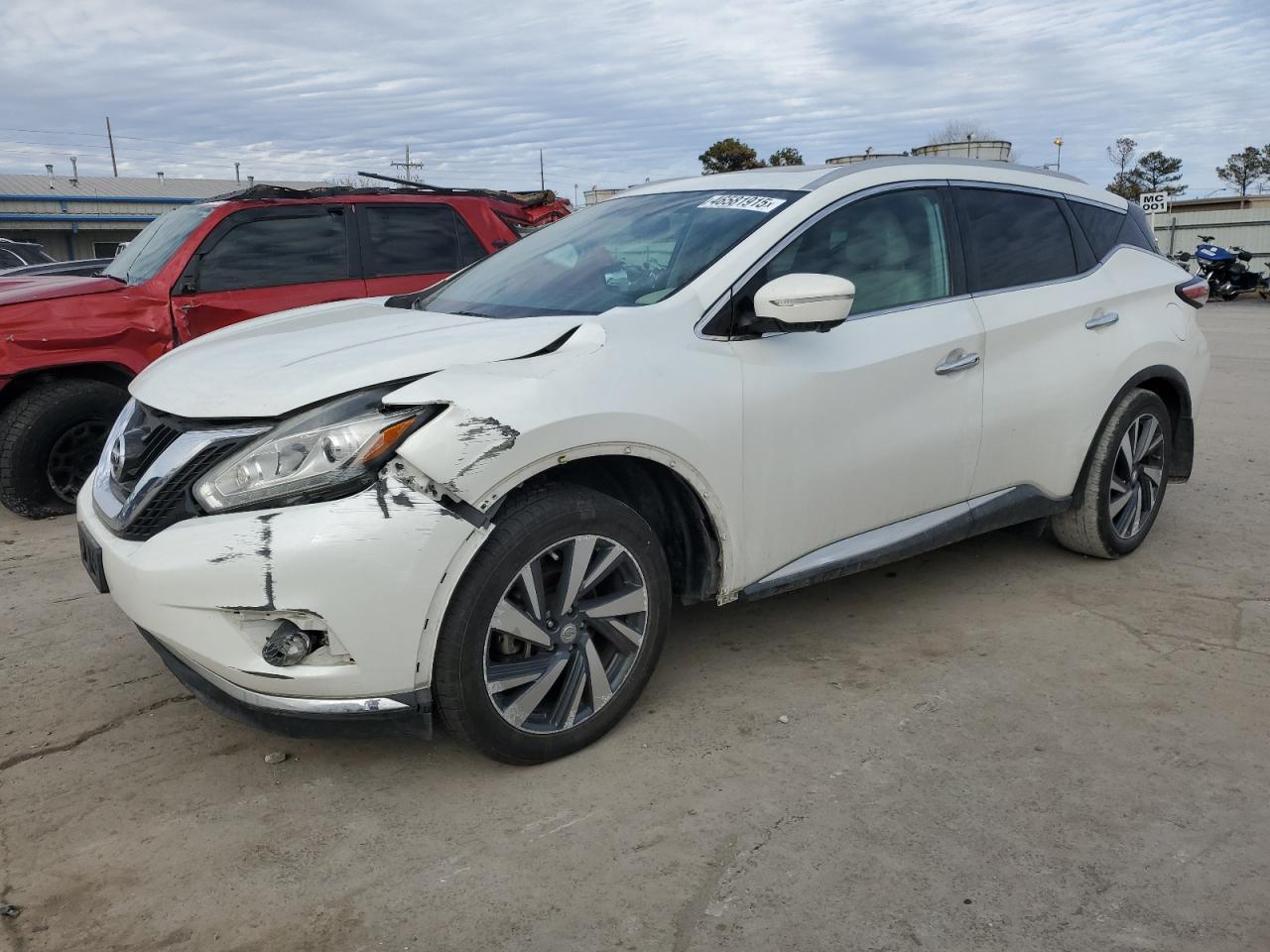 2015 Nissan Murano S en Venta en Tulsa, OK - Front End