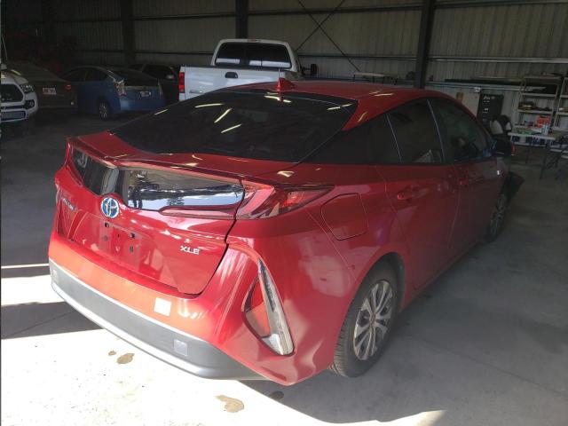 TOYOTA PRIUS 2021 Red