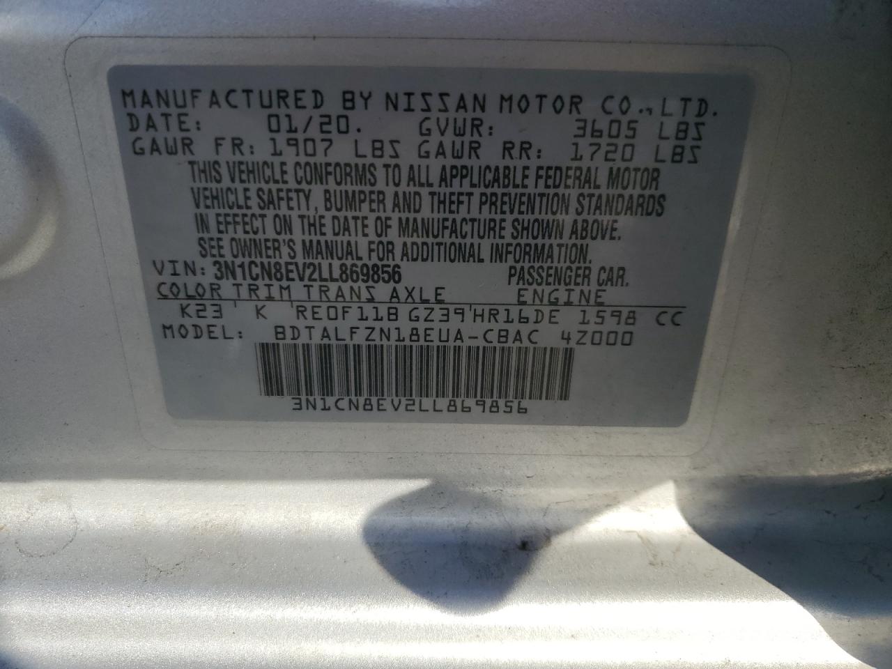 2020 Nissan Versa - Image 14