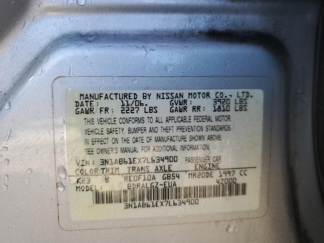 2007 Nissan Sentra - Image 12