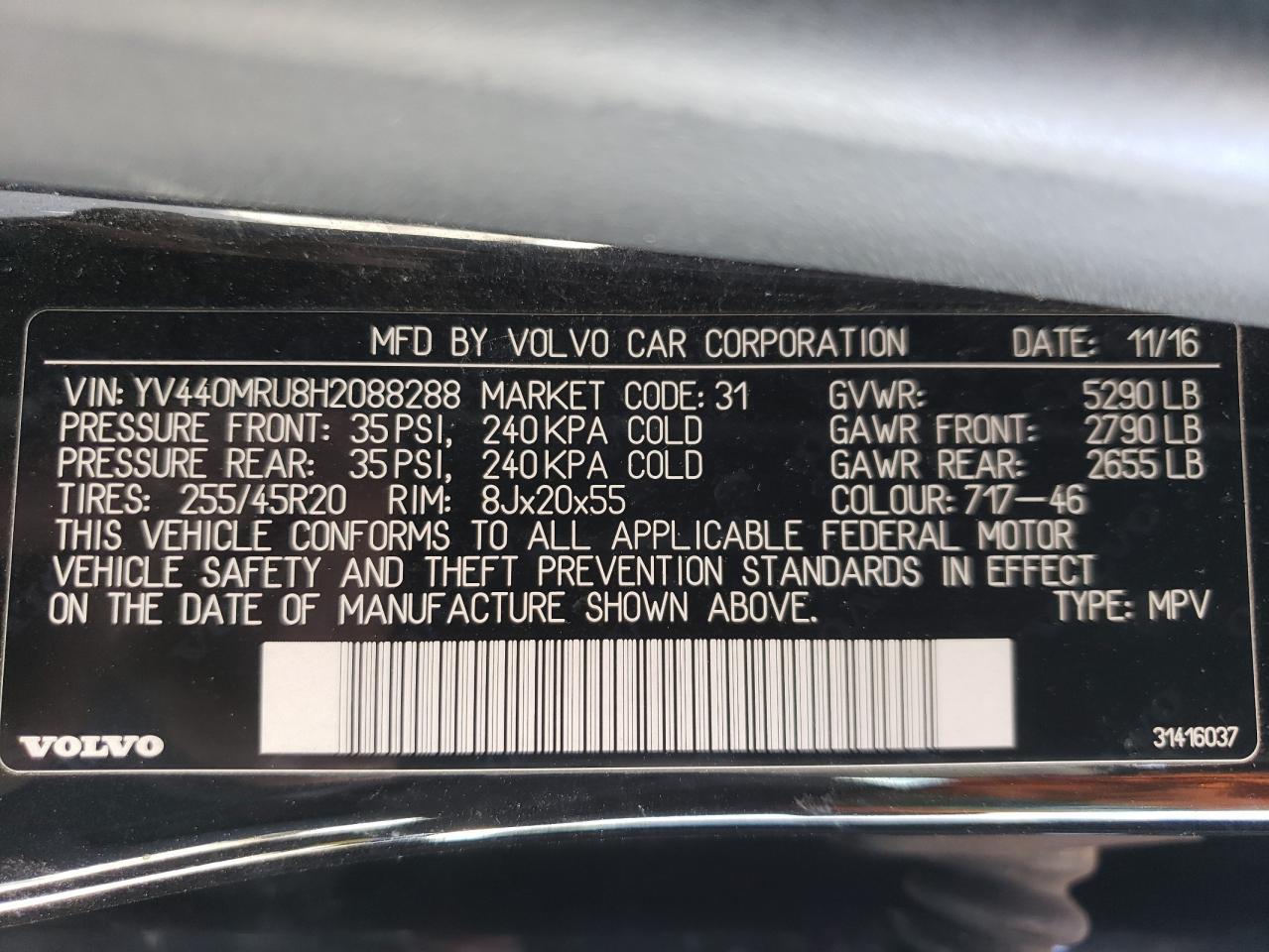 2017 Volvo XC60 - Image 15