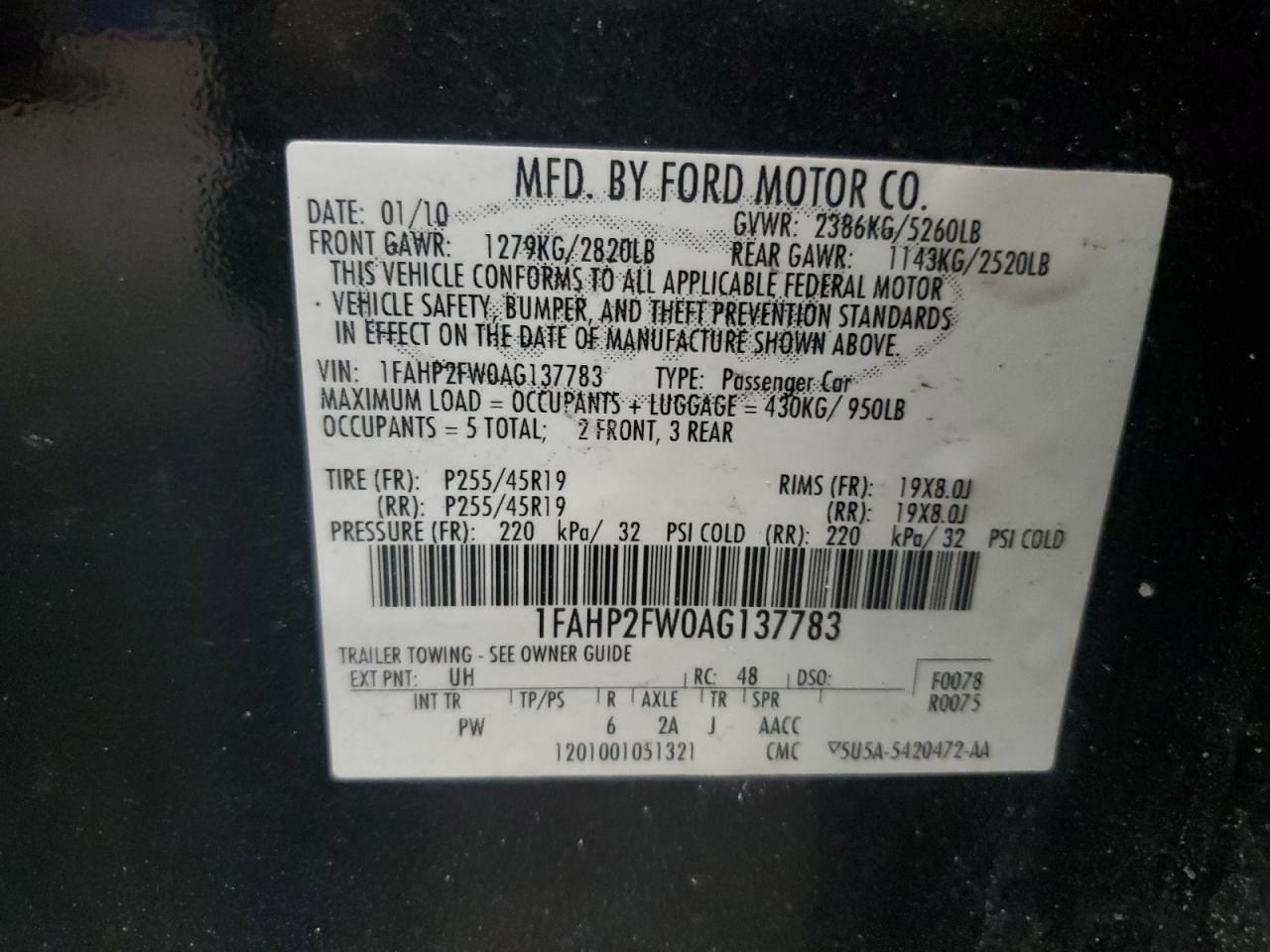 2010 Ford Taurus - Image 12