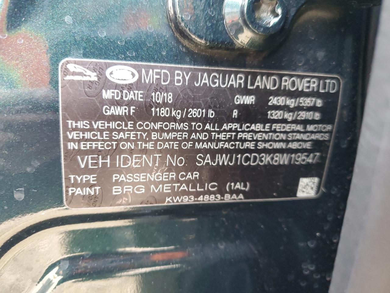 2019 Jaguar XJ - Image 12