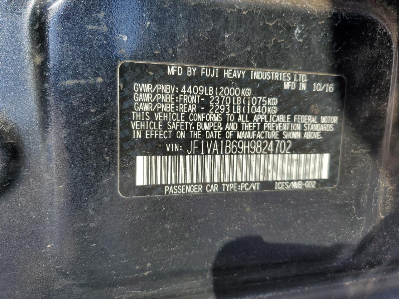 2017 Subaru WRX - Image 14
