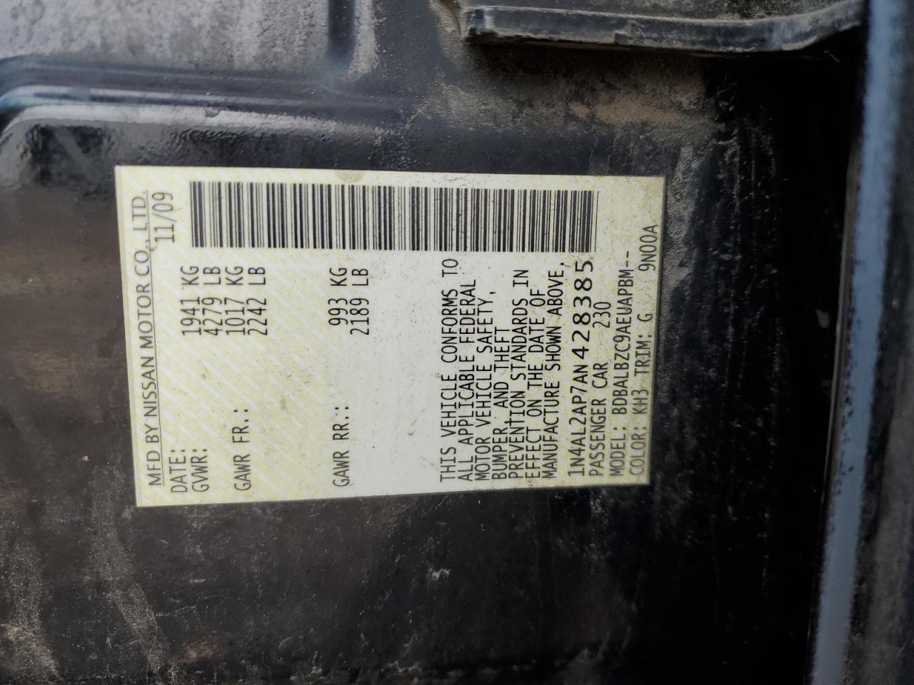 2010 Nissan Altima - Image 13