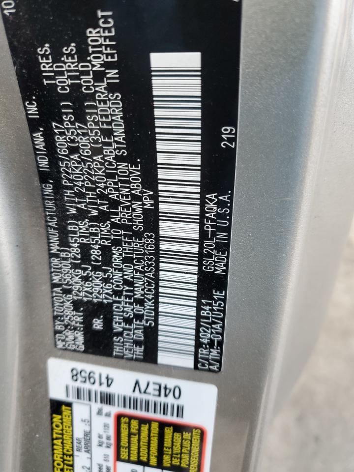 2010 Toyota Sienna - Image 13