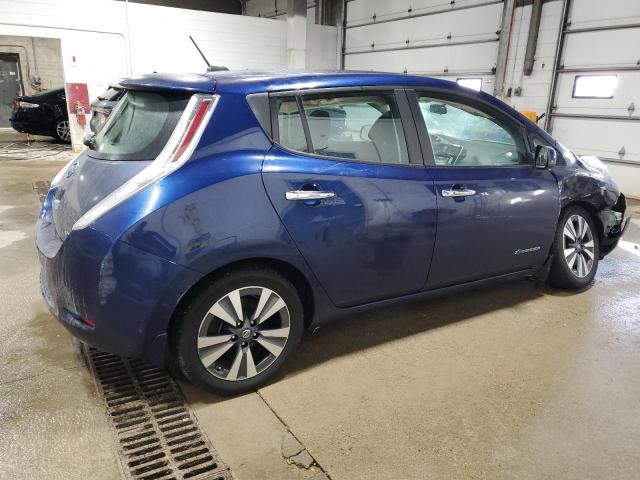  NISSAN LEAF 2017 Granatowy