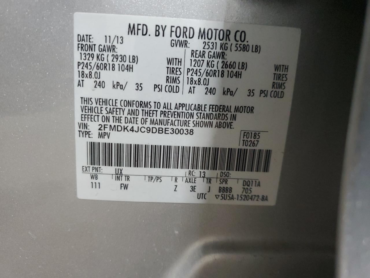 2013 Ford Edge - Image 13