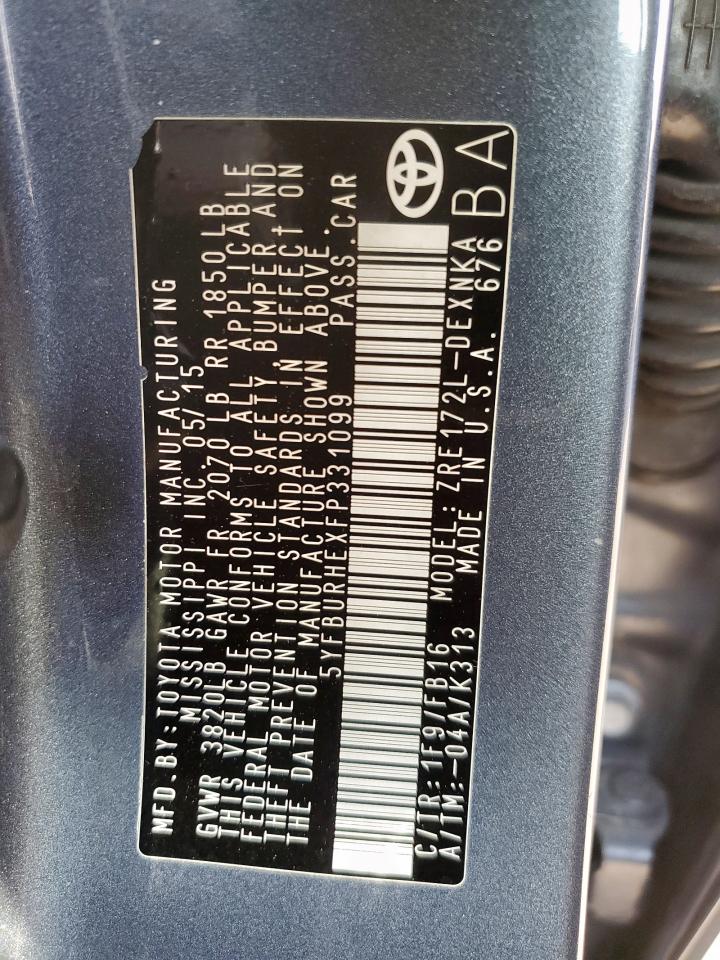 2015 Toyota Corolla - Image 12