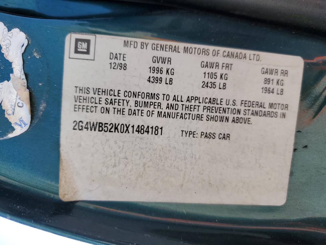 1999 Buick Regal - Image 12