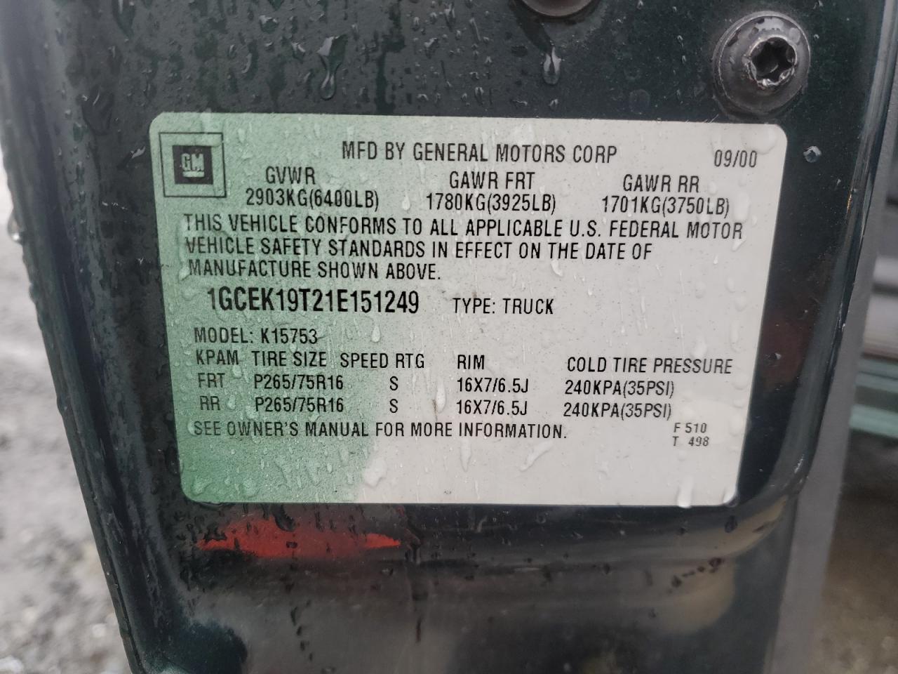2001 Chevrolet Silverado - Image 12