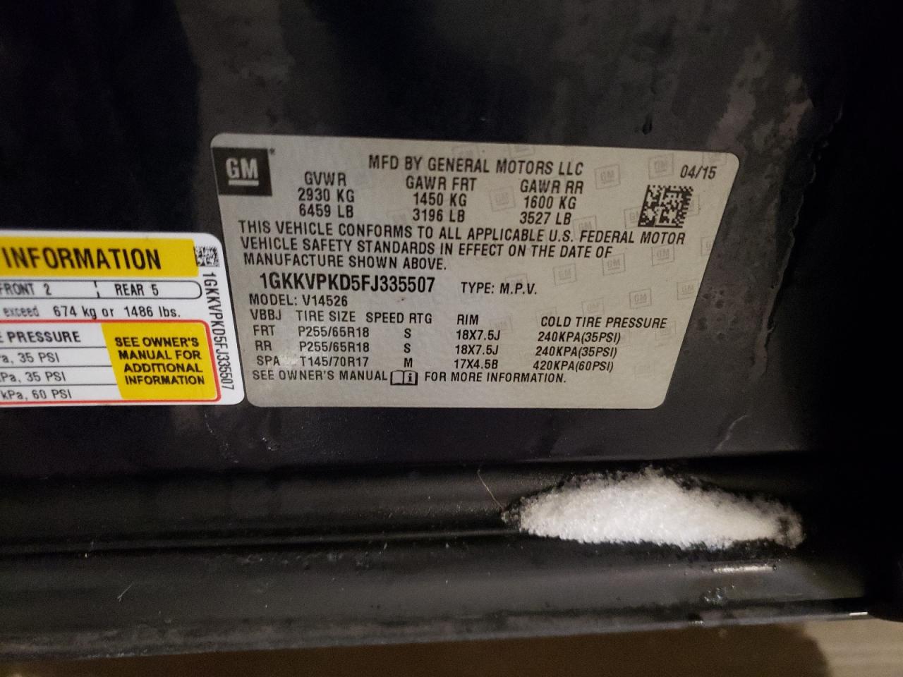 2015 GMC Acadia - Image 13