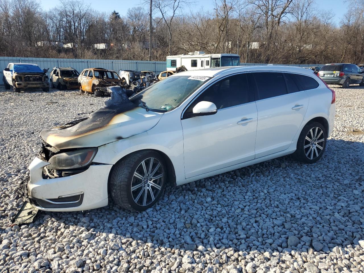 2015 Volvo V60 Premier for Sale in Barberton, OH - Burn - Engine