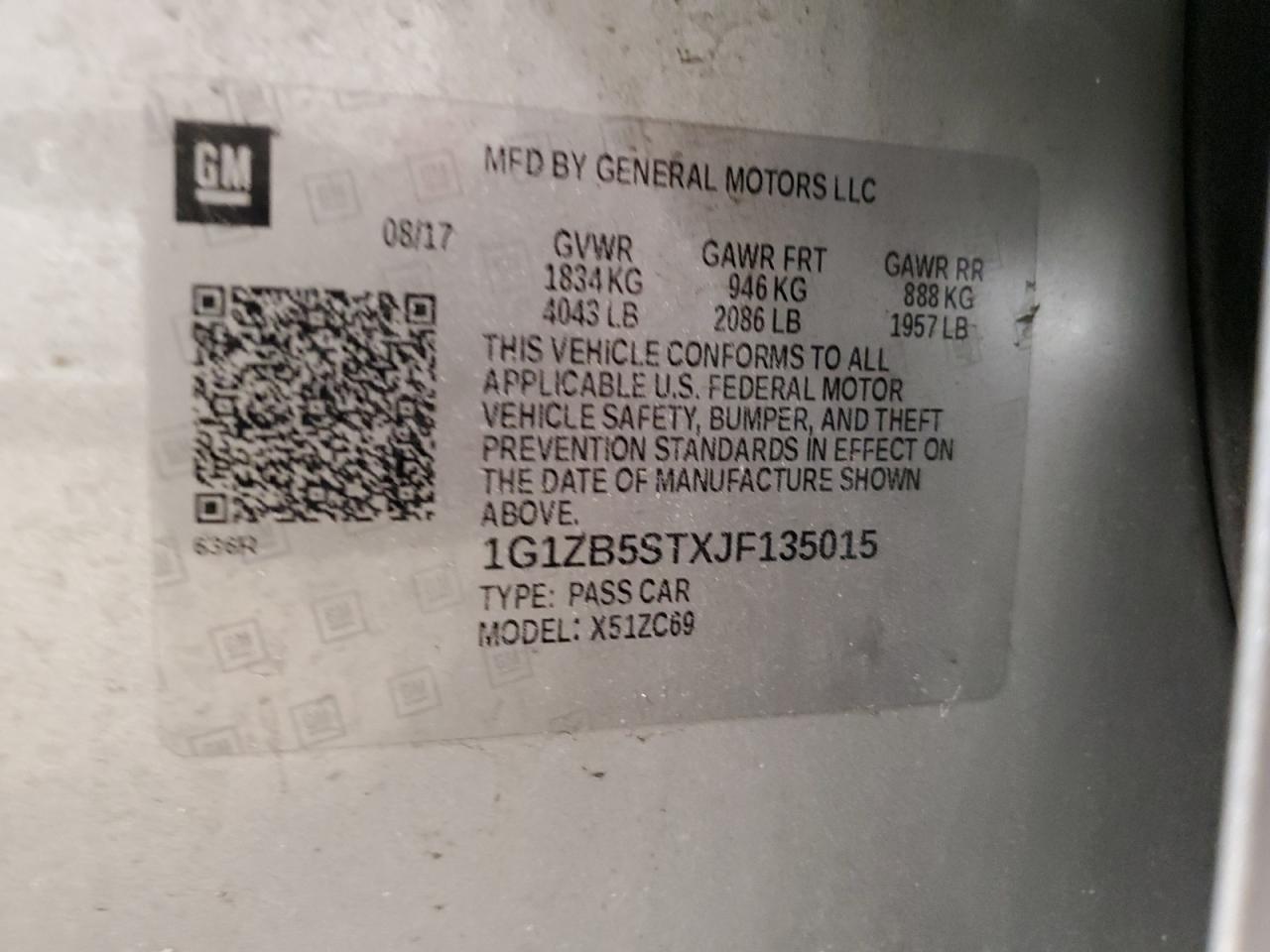 2018 Chevrolet Malibu - Image 12