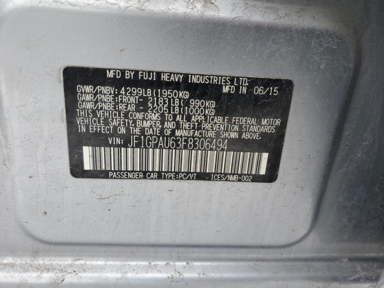 2015 Subaru Impreza - Image 13
