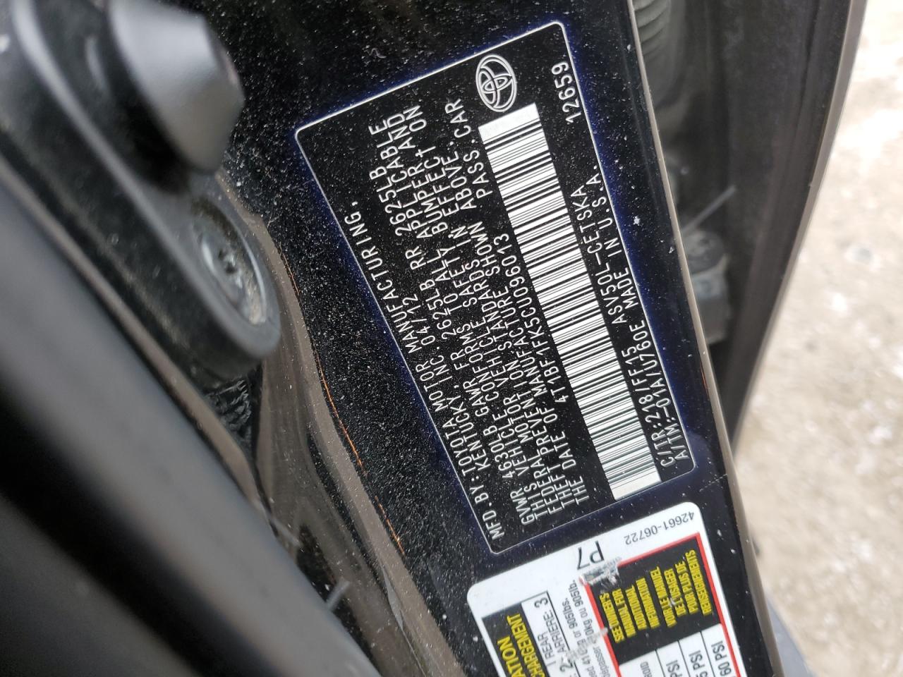 2012 Toyota Camry - Image 12