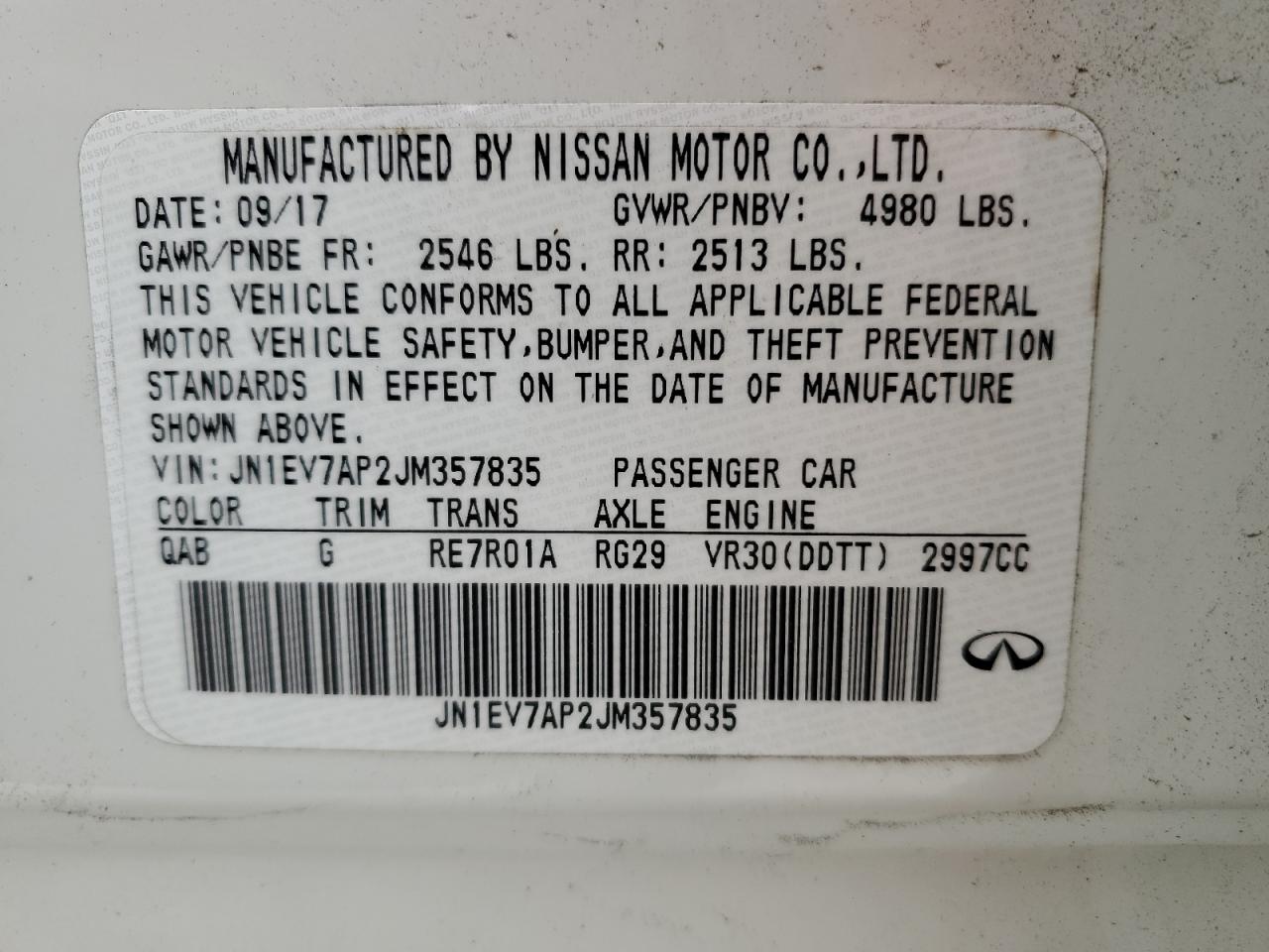 2018 Infiniti Q50 - Image 13