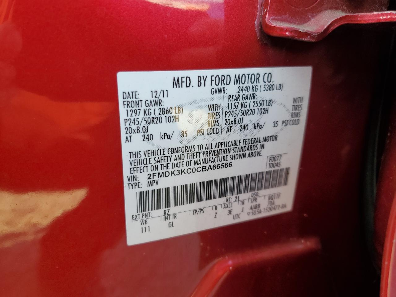 2012 Ford Edge - Image 13