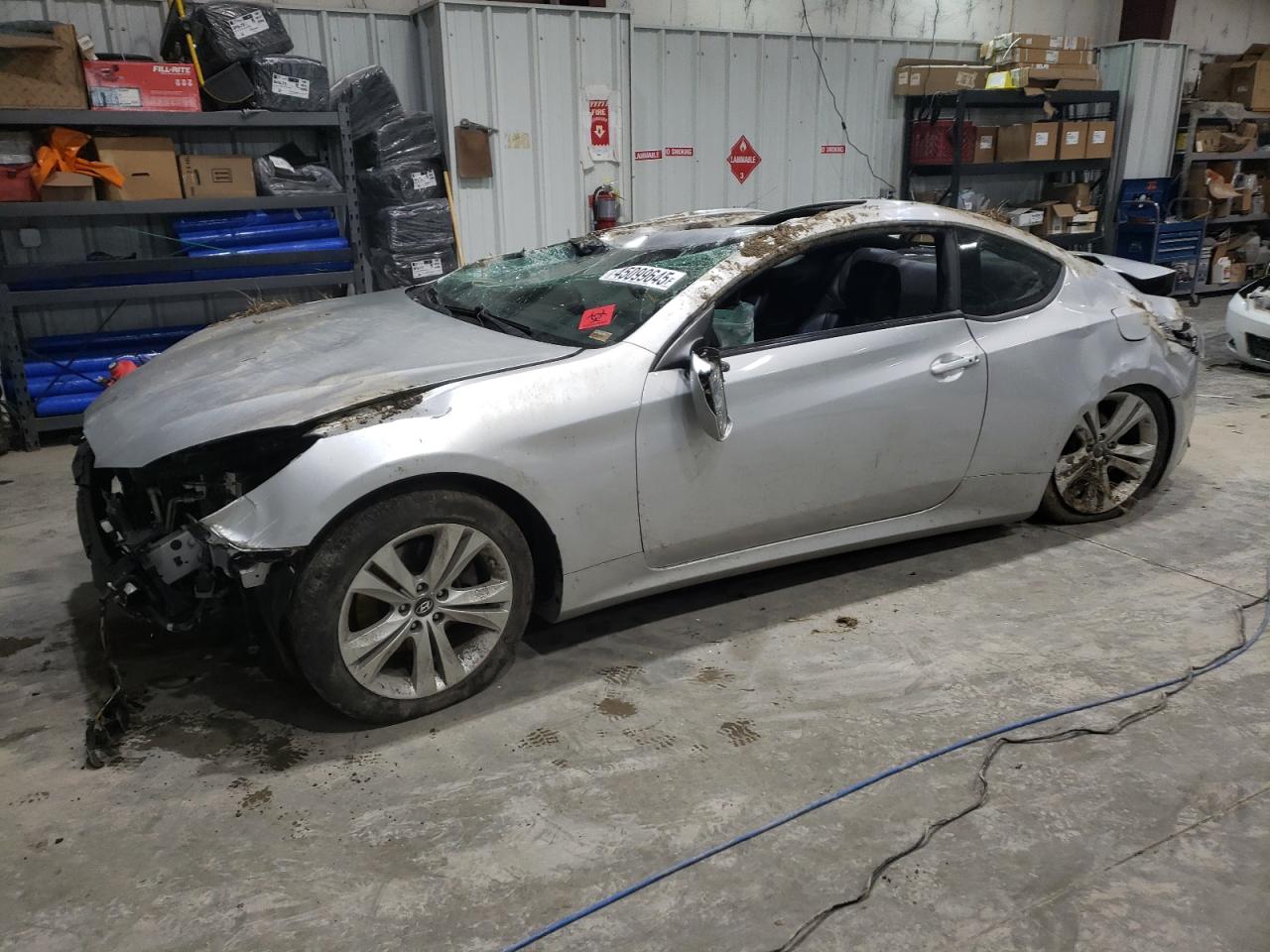2012 Hyundai Genesis Coupe 3.8L de vânzare în Rogersville, MO - Rollover