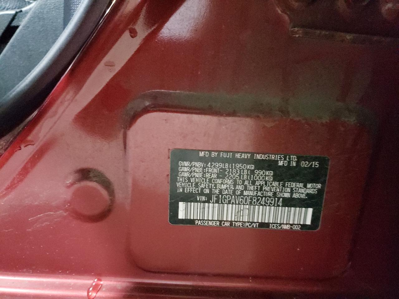 2015 Subaru Impreza - Image 13