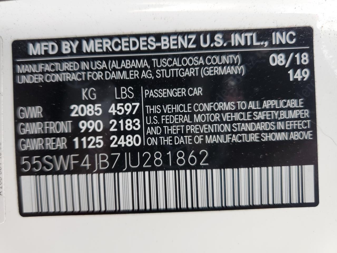 2018 Mercedes-Benz C-klasse - Image 13