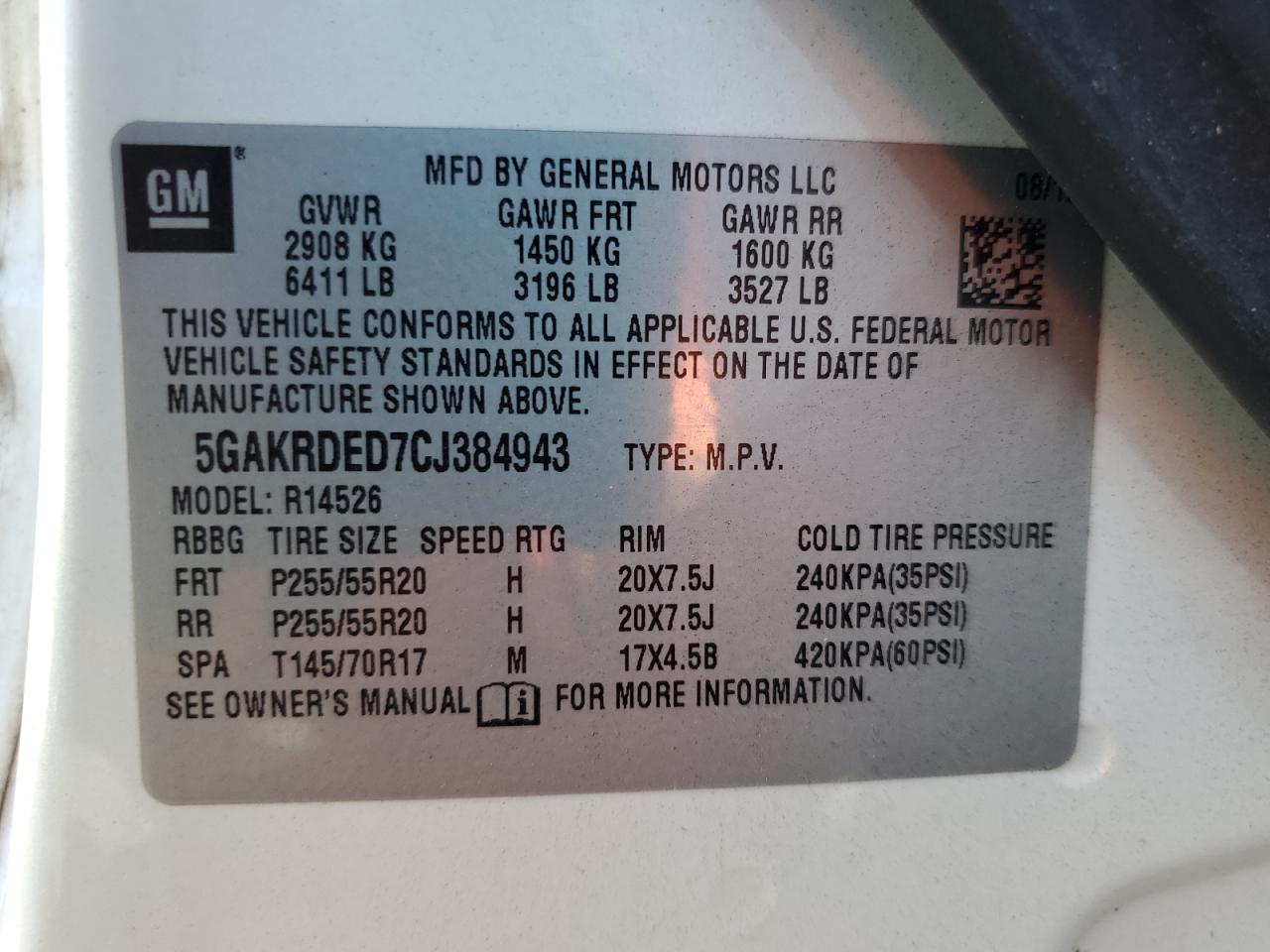 2012 Buick Enclave - Image 13