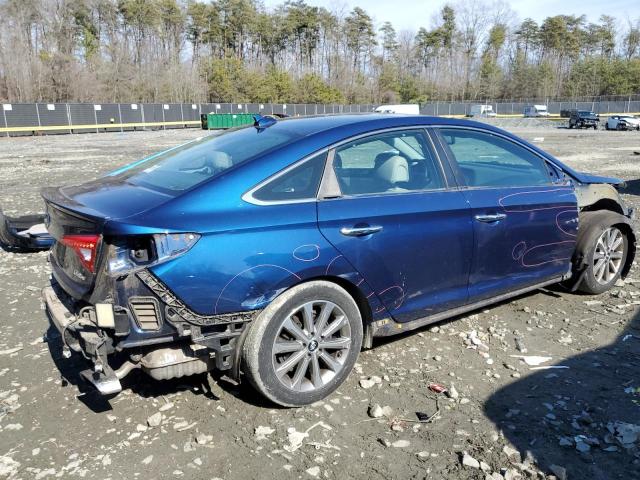  HYUNDAI SONATA 2017 Синий