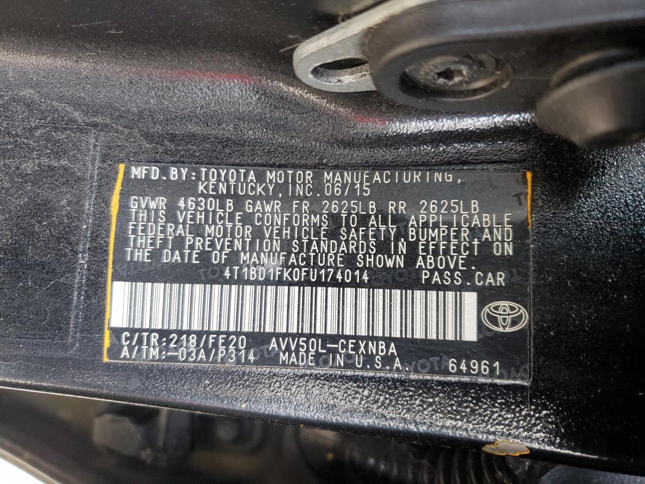 2015 Toyota Camry - Image 12