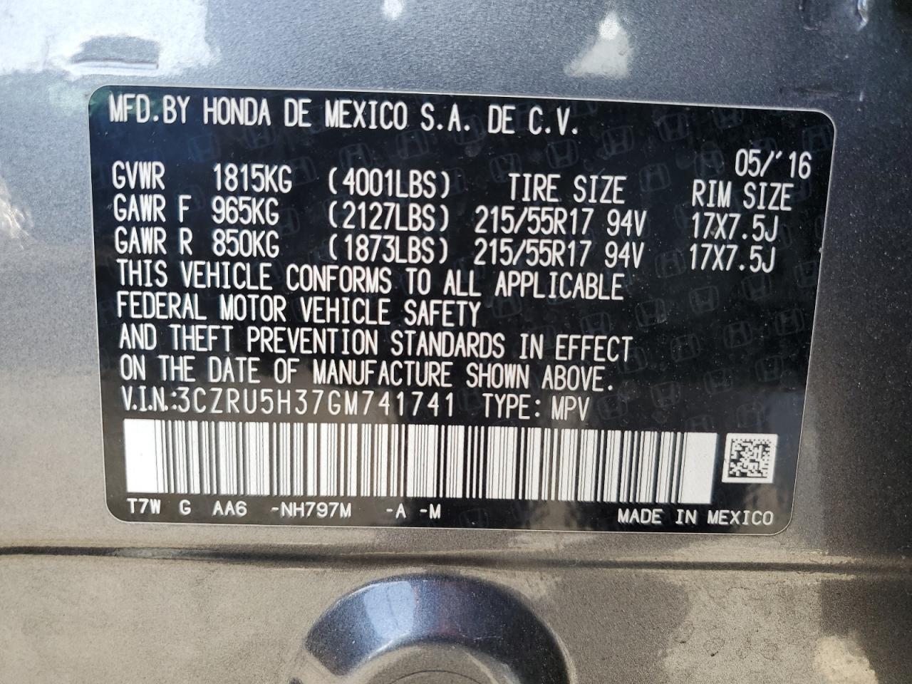 2016 Honda HR-V - Image 14
