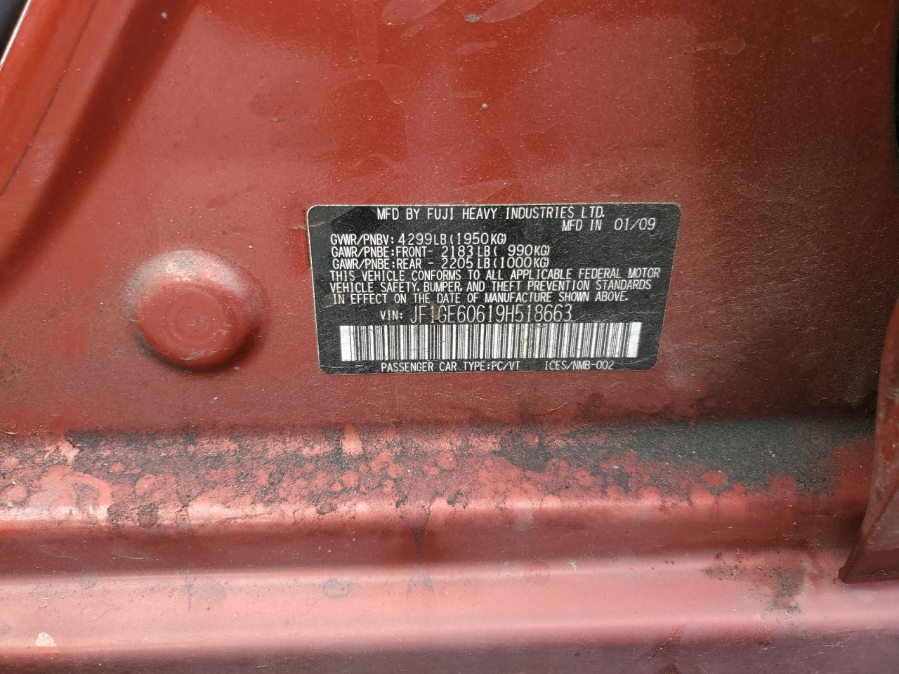 2009 Subaru Impreza - Image 13