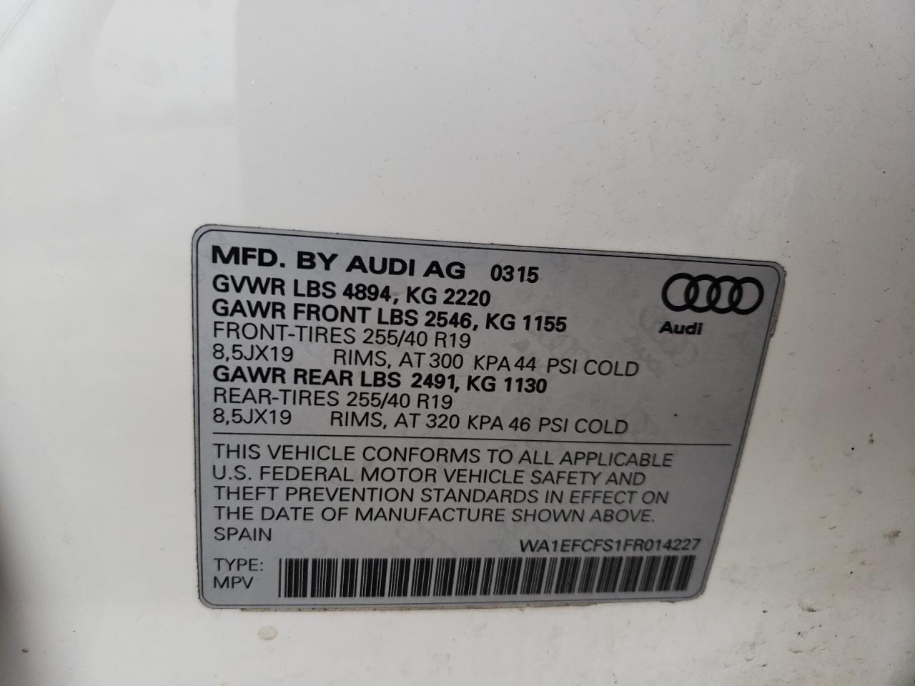 2015 Audi Q3 - Image 15