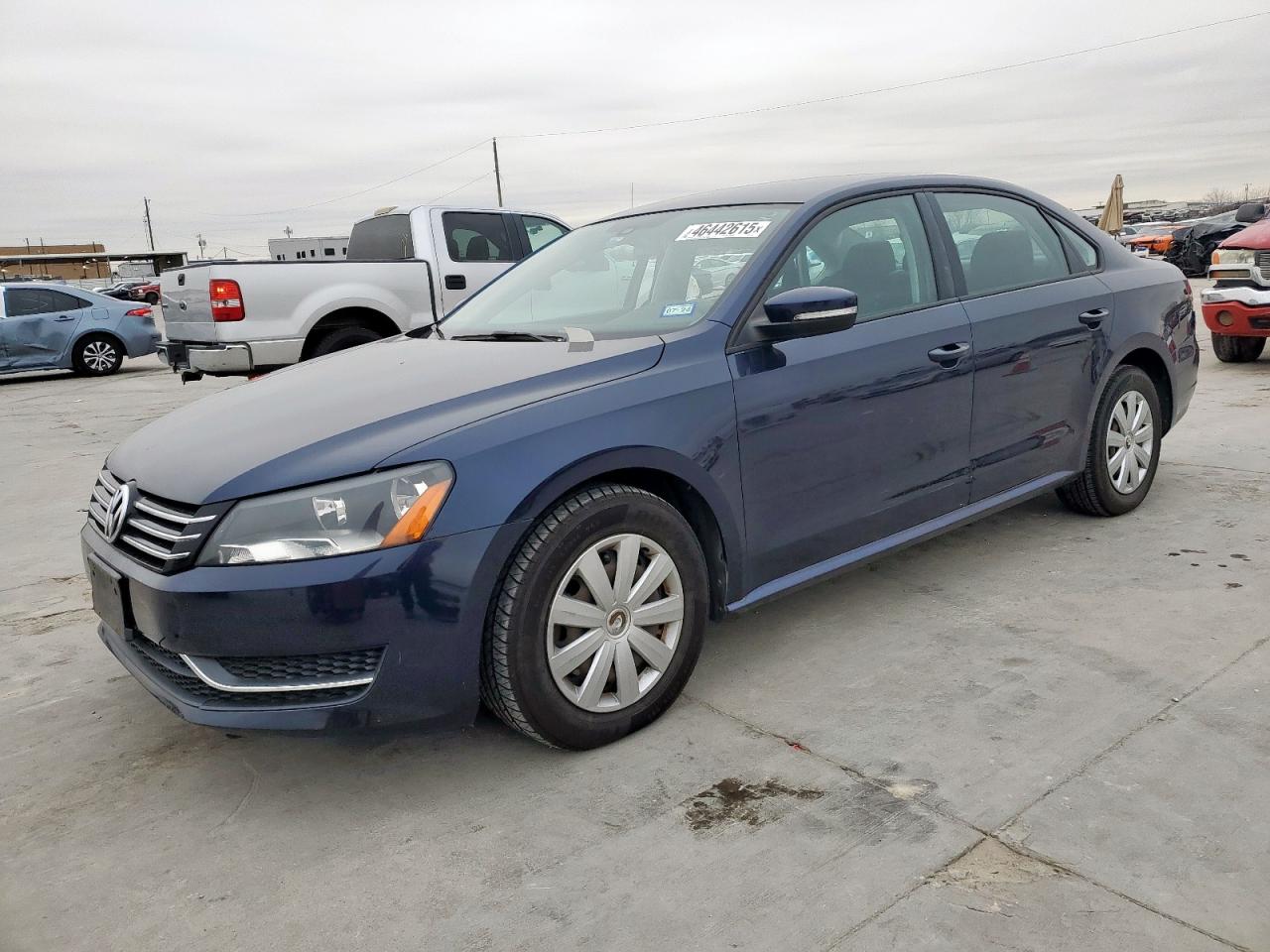 2013 Volkswagen Passat S na sprzedaż w Grand Prairie, TX - Side