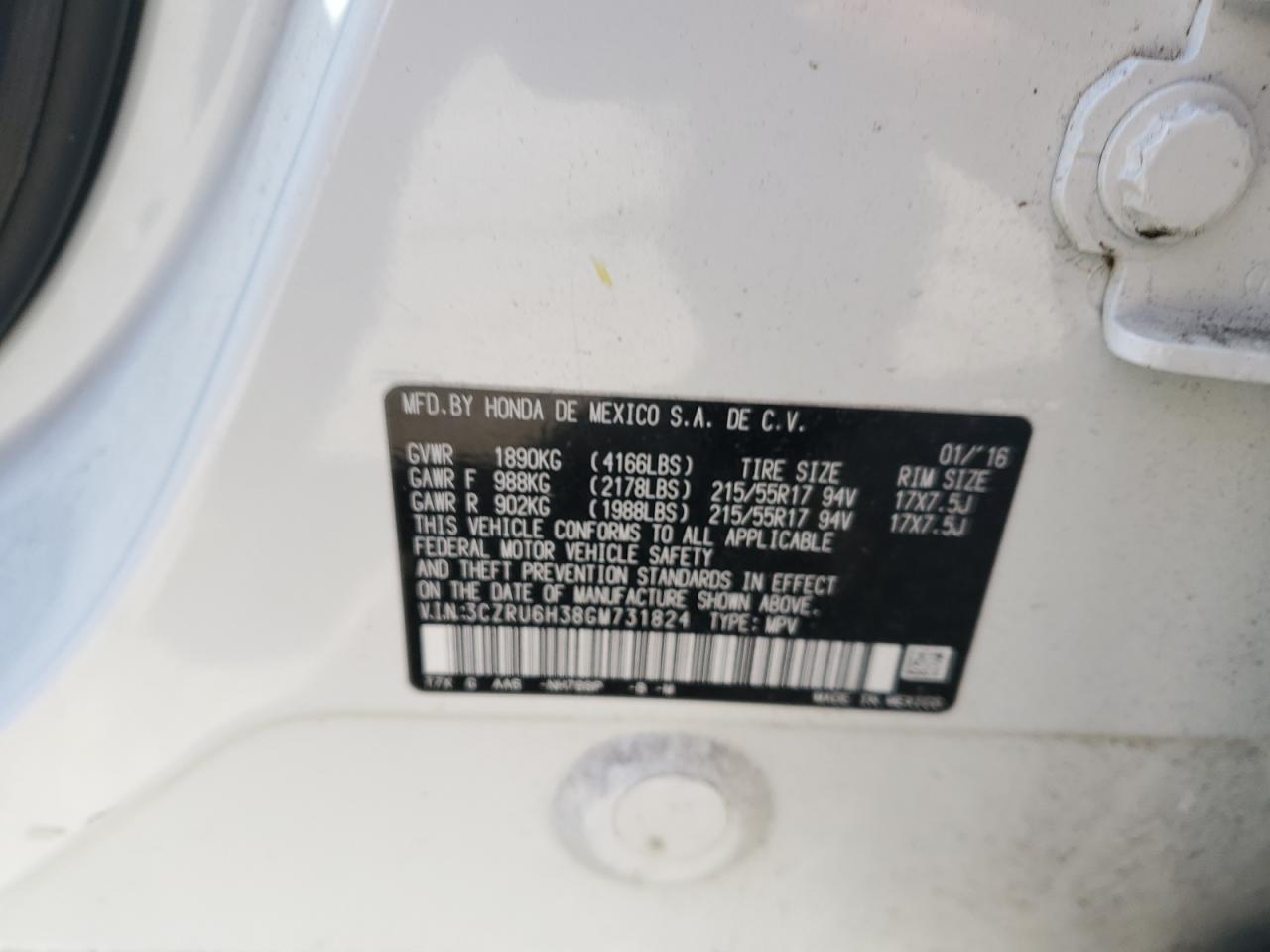 2016 Honda HR-V - Image 12