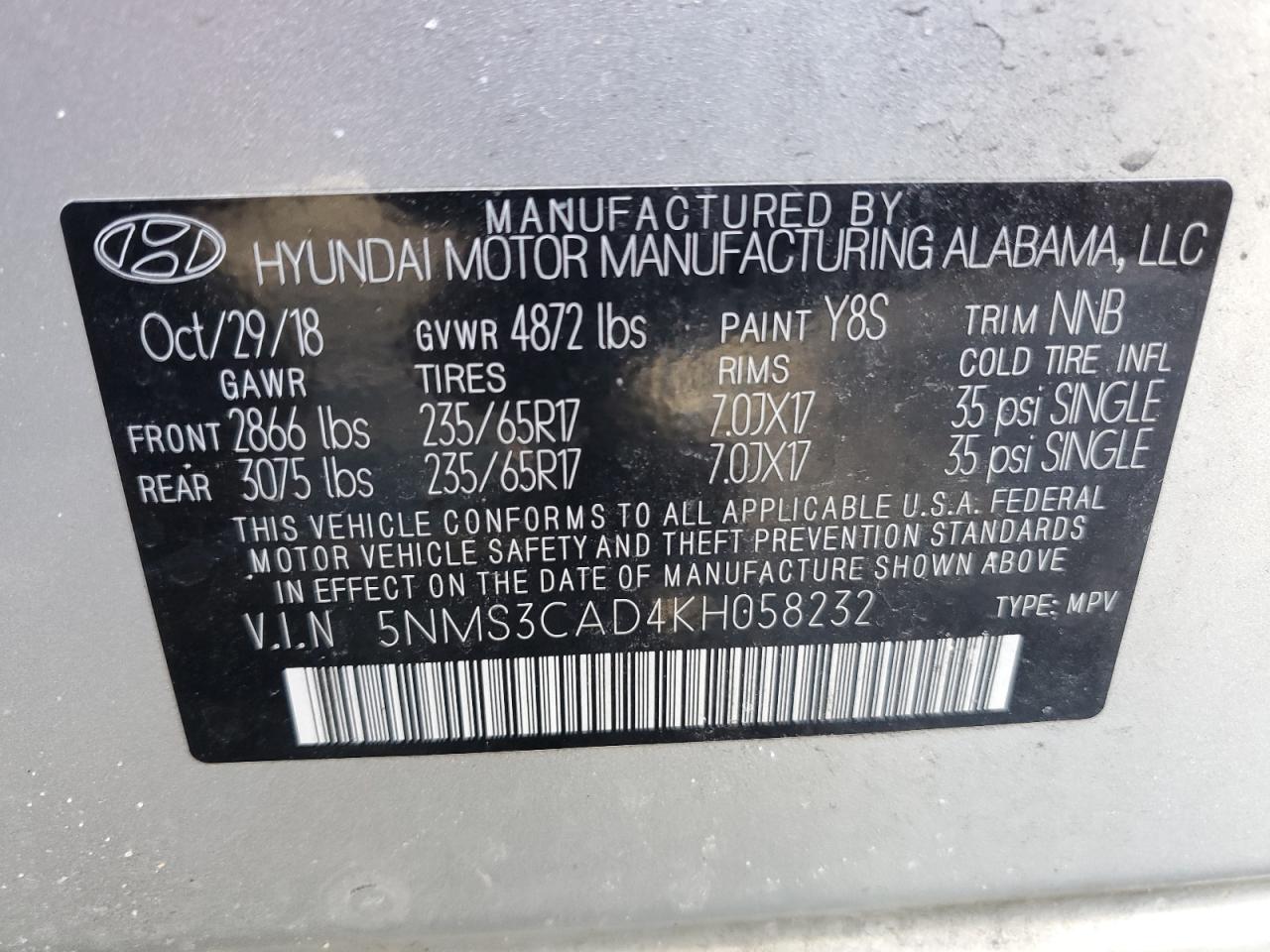2019 Hyundai Santa Fe - Image 14