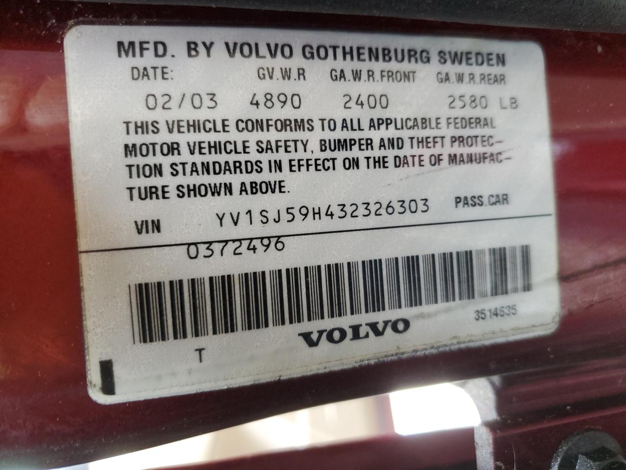 2003 Volvo V70 - Image 12