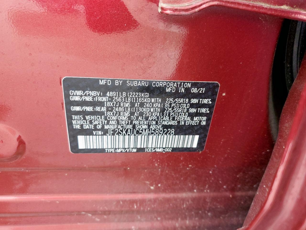 2021 Subaru Forester - Image 13