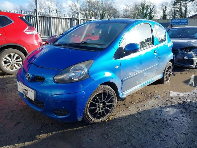 2009 TOYOTA AYGO BLUE for sale at Copart WOLVERHAMPTON