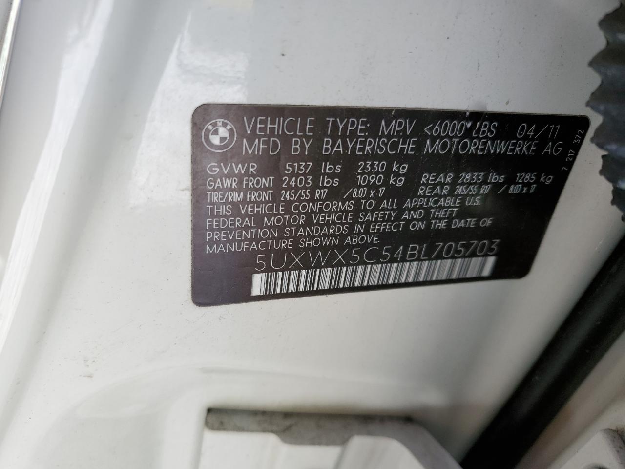 2011 BMW X3 - Image 13
